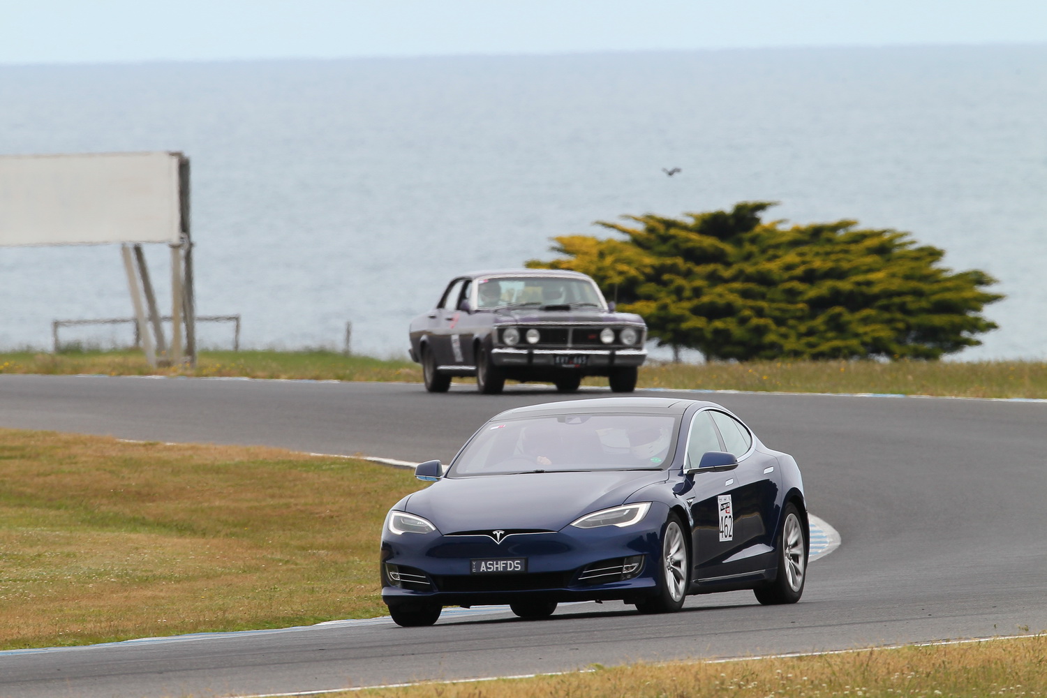 What effect does electric-vehicle regen braking have when you’re hotlapping on a racetrack?