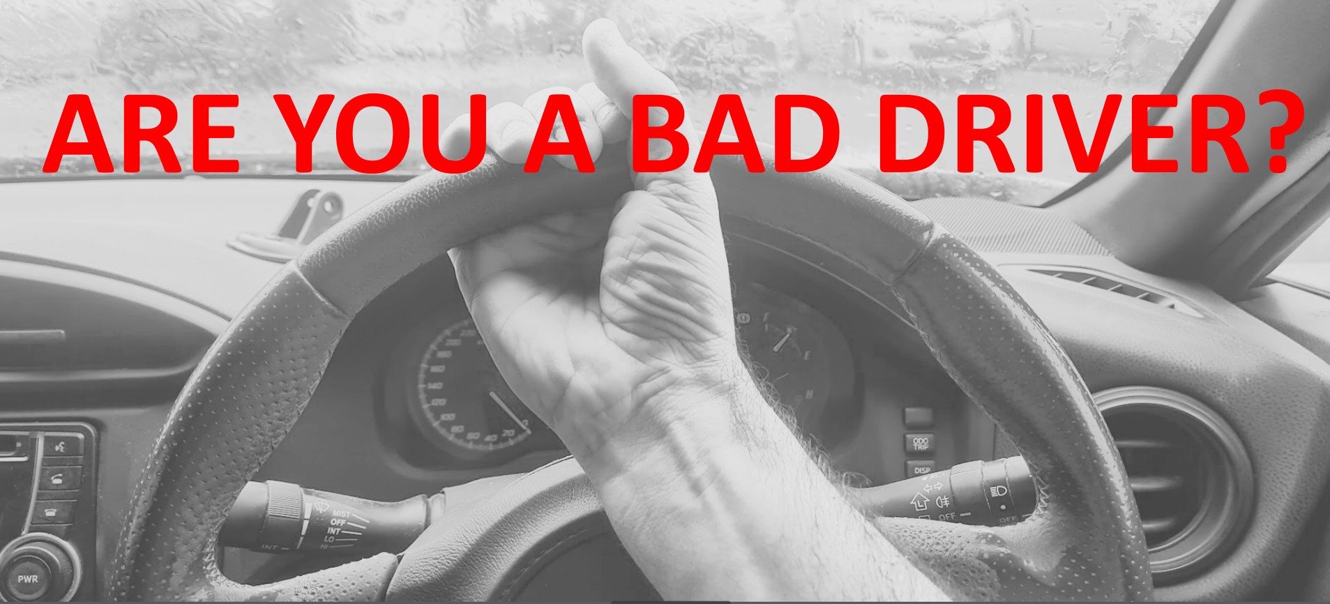 10 signs you’re travelling with a bad driver