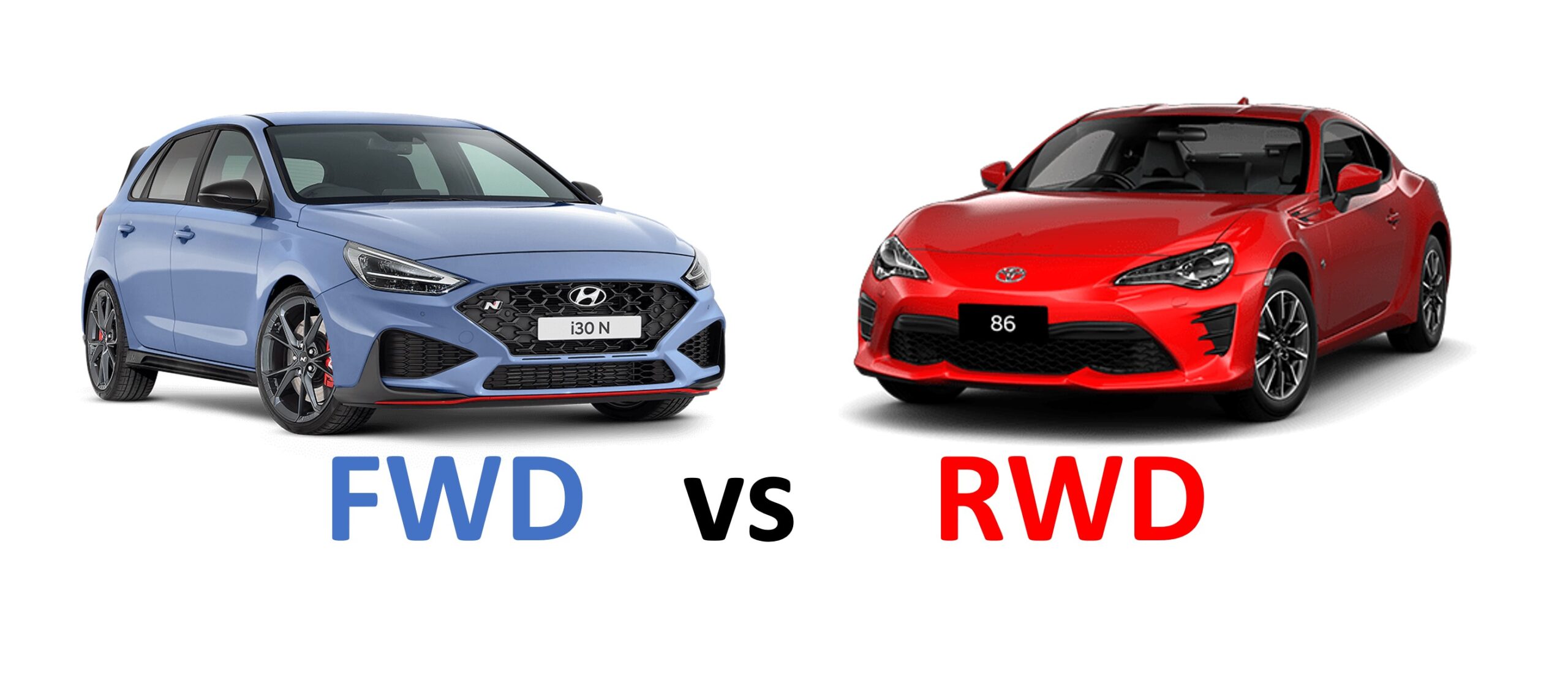 What are the driving technique differences between RWD and FWD?